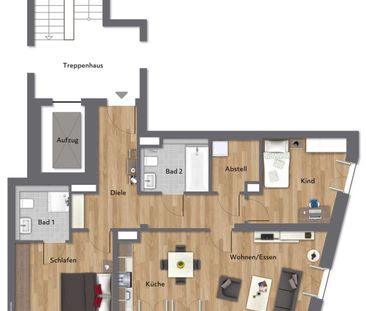 Leben in der Altstadt - Moderne 3 Zimmerwohnung mit Loggia - Foto 1