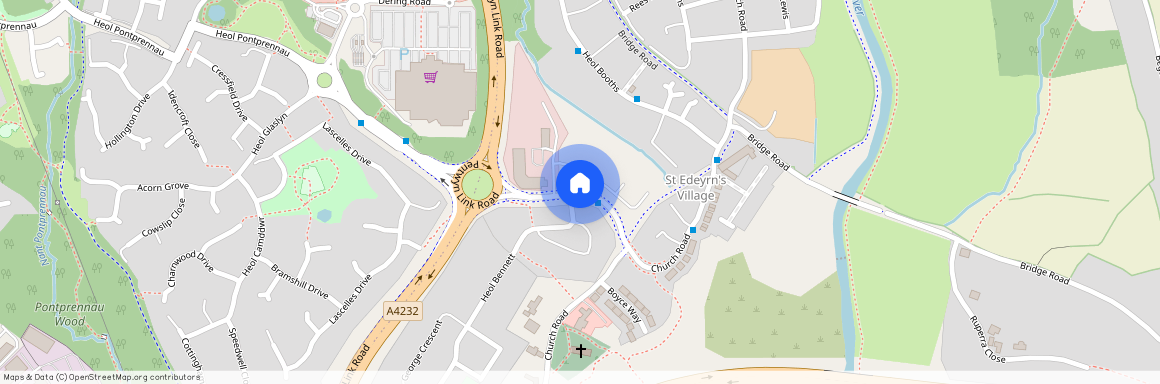 Church Road, Old St. Mellons, CARDIFF, Cardiff, Old St. Mellons