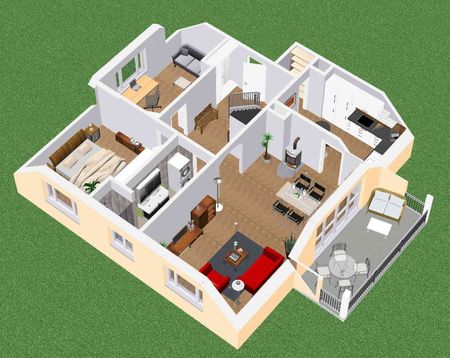 4.5 Zimmer, 120 m², 2. Stock - Foto 5