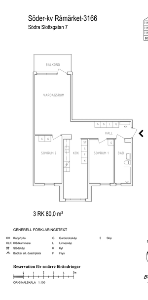 Södra Slottsgatan 7, våning 2 - Photo 1