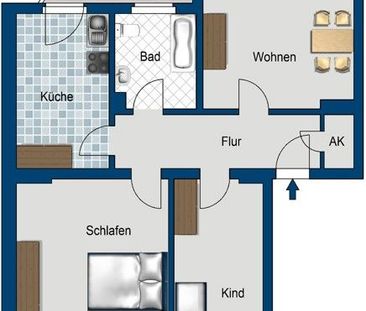 Sanierte Wohnung zum 15.11, 4.OG ohne Aufzug, ruhiges Wohnhaus - Foto 6