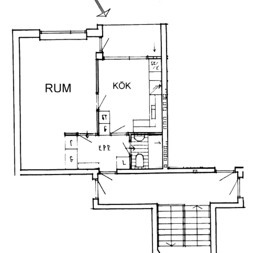 Stadiongatan 57 D, Lorensborg - Foto 1
