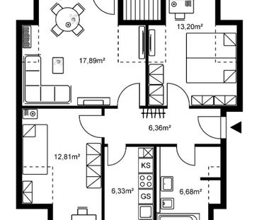 3 Zimmer-Wohnung mit Taunusblick Bad Vilbel Heilsberg - Photo 2