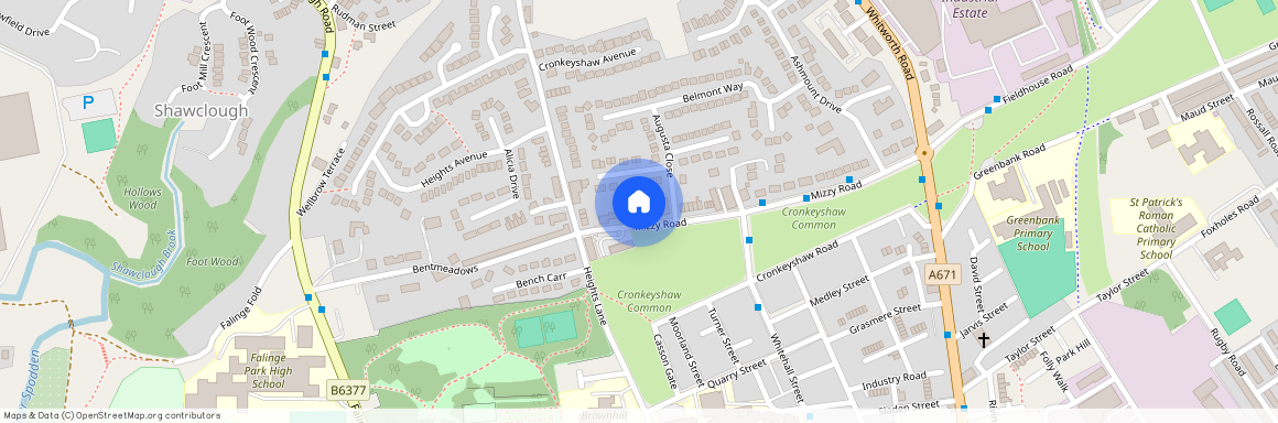 Mizzy Road, Rochdale, Greater Manchester, OL12