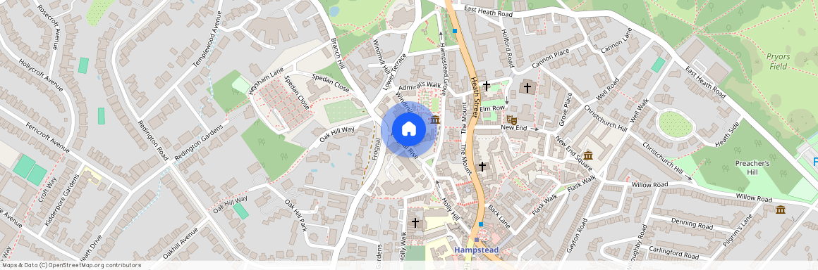 Hampstead, Windmill Hill, NW3 6RU, London