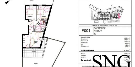 T3 AVEC JARDIN ET PARKING - Photo 3
