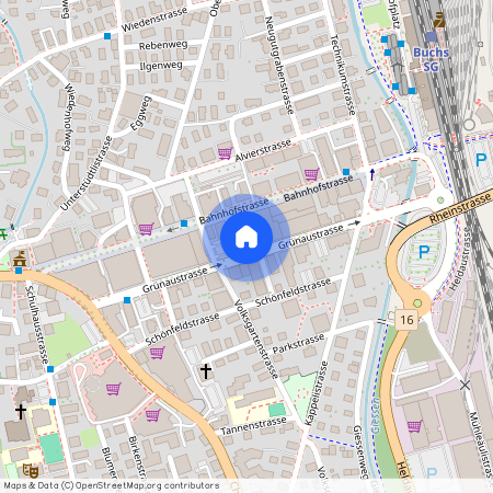 Grünaustrasse 18, 9470 Buchs SG