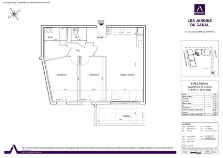 location Appartement T3 DE 60.36m² À ARLES - Photo 4