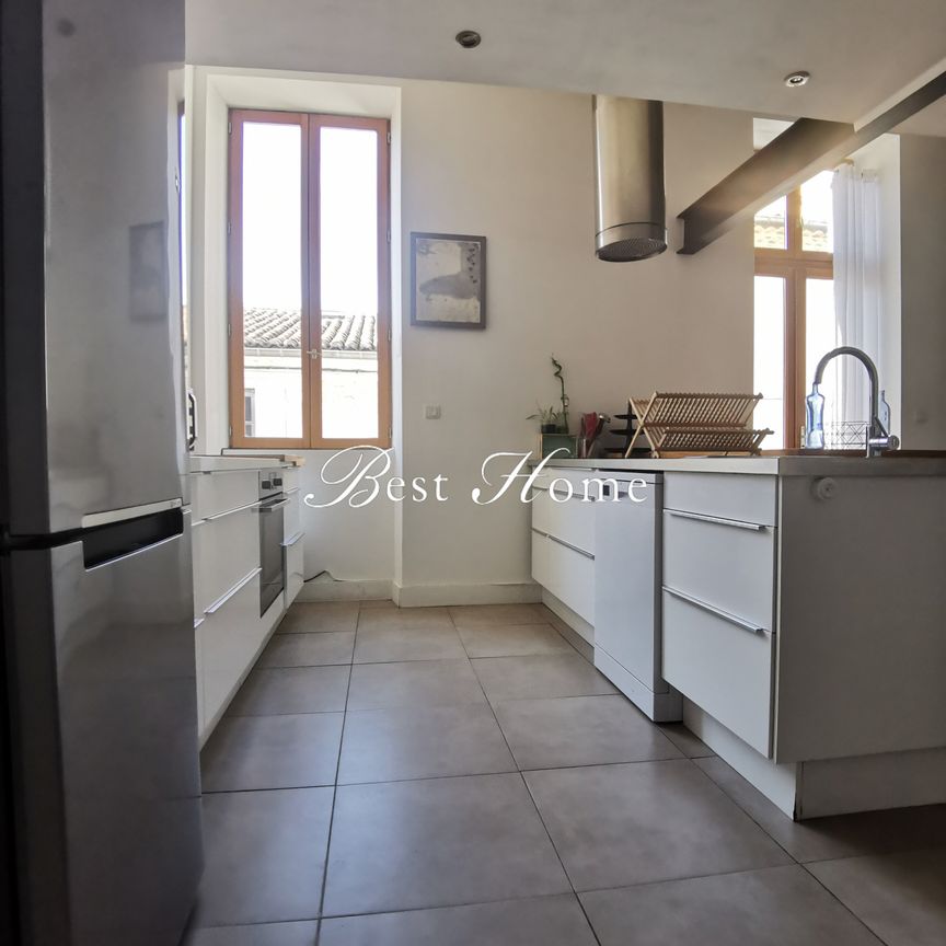 A louer Nîmes, proche Vauban, joli T4 en duplex meublé 85 m² habitables environ - Photo 1