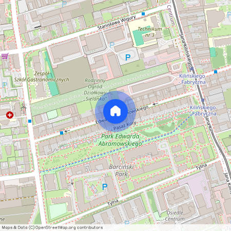 ul. Edwarda Abramowskiego, Centrum, Śródmieście, Łódź, łódzkie