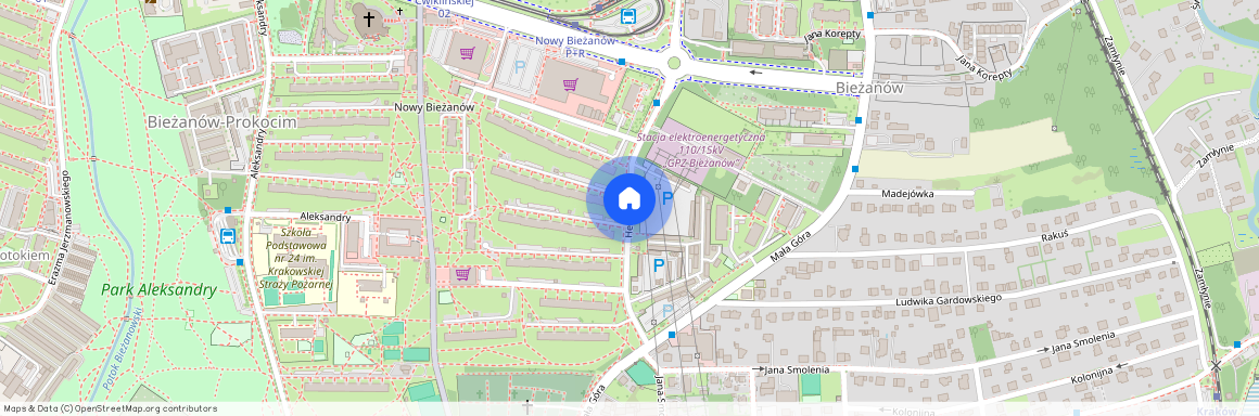 ul. Heleny, Bieżanów, Bieżanów-Prokocim, Kraków, małopolskie