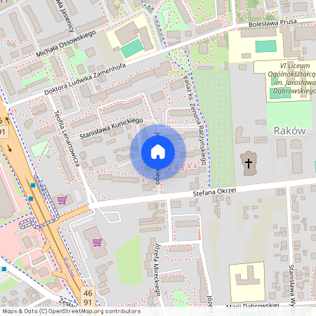 ul. Józefa Mireckiego, Raków, Częstochowa, śląskie