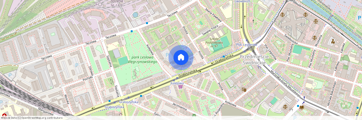 ul. Kolejowa, Przedmieście Świdnickie, Stare Miasto, Wrocław, dolnośląskie
