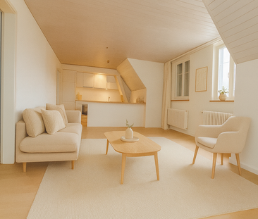 Charmante 3.5-Zimmer-Dachwohnung im idyllischen Mariastein - Photo 3