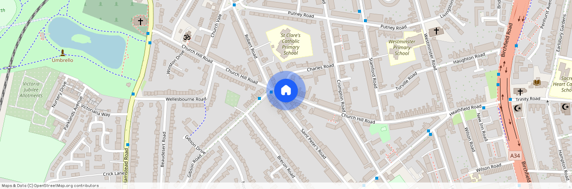 Church Hill Road, Birmingham B20