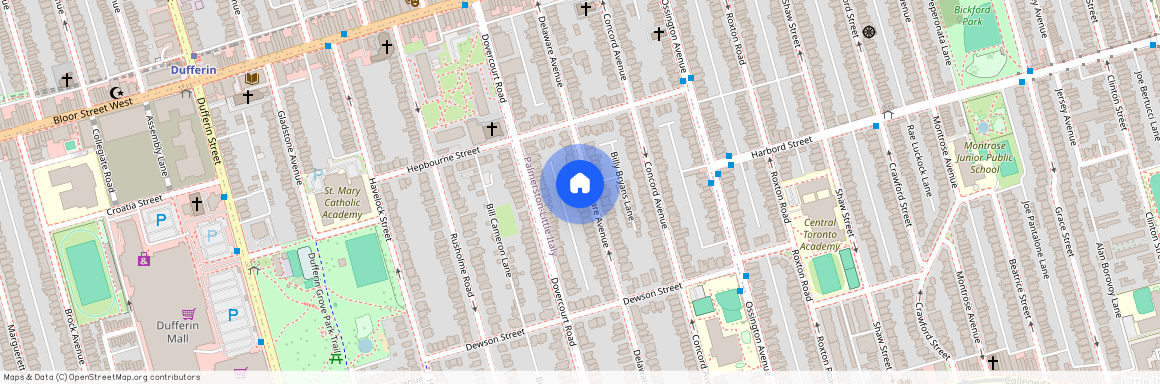 112 Delaware Ave – Basement, Toronto