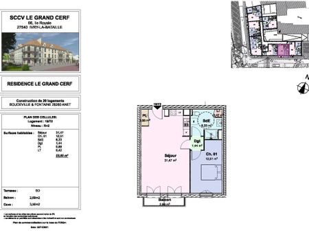 Location Appartement 2 pièces 53 m2 à Anet - Photo 5