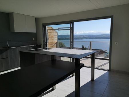 Magnifique duplex de standing avec vue imprenable sur le lac de Morat - Photo 5