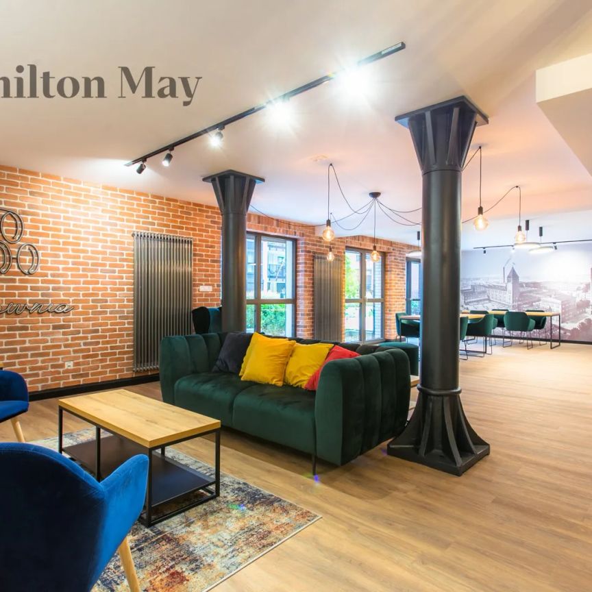 Do wynajęcia eleganckie 2 pokoje z wydzieloną częścią sypialnianą, na Browarach Wrocławskich, znajdująca się w nowoczesnym kompleksie nad brzegiem rzeki - Photo 1