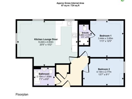 2 bed apartment to rent in Danecourt Road, Parkstone, BH14 - Photo 3