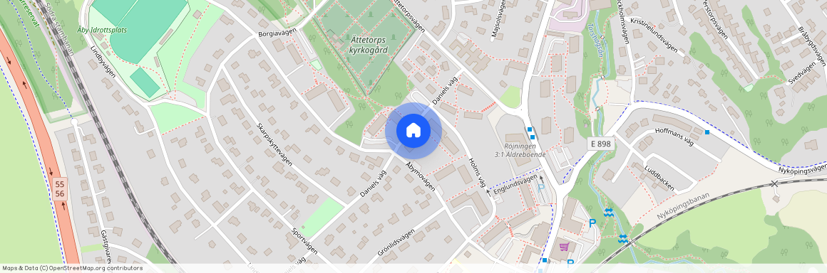 Daniels väg 22 A, Åby