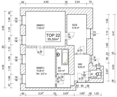 Helle 2-Zimmer-Altbauwohnung direkt an der U1 Troststraße - Photo 1