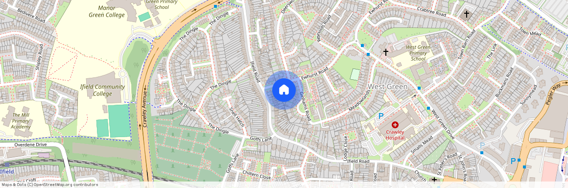 Ewhurst Road, West Green, Crawley, West Sussex, RH11