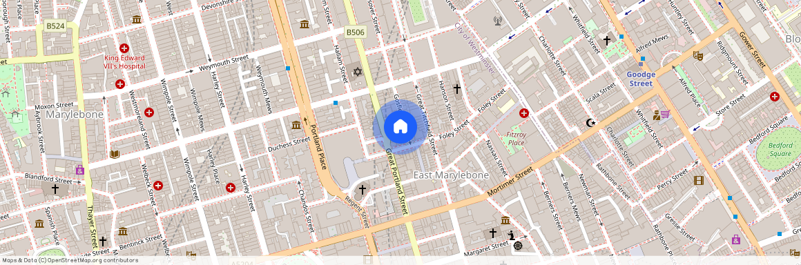 Flat, Gosfield Street, London, W1W