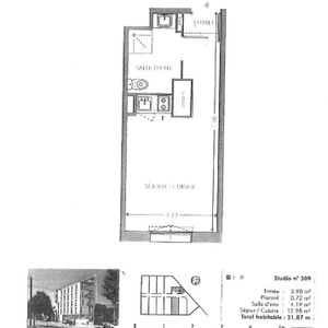 Location Appartement 1 pièce 21m² CENON 33150 - Photo 3