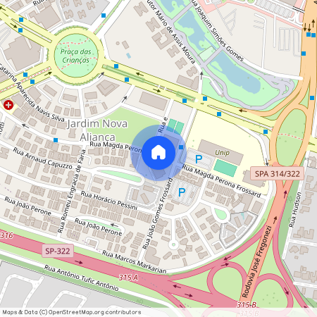 Rua Magda Perona Frossard, 570, Nova Aliança, Ribeirão Preto, São Paulo, 14026596