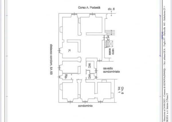 Corso Andrea podestà, Genova, Liguria 16128