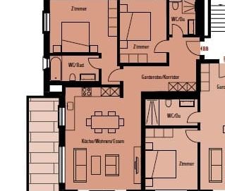 3.5 Zimmer, 101 m², 2. Stock - Photo 4