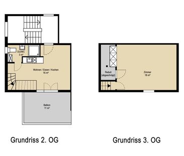 Erstvermietung nach Renovation: Kompakte Maisonette-Wohnung mit Balkon - Foto 6