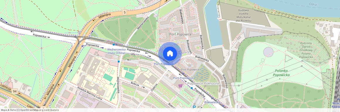 ul. Białowieska, Popowice Północne, Fabryczna, Wrocław, dolnośląskie