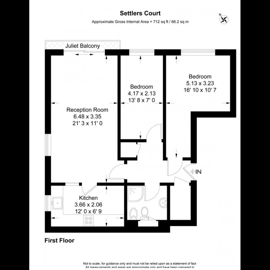 2 Bed Flat, Settlers Court, E14 - Photo 1