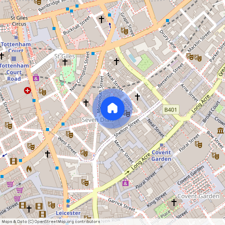 Shorts Gardens, Covent Garden, London, WC2H