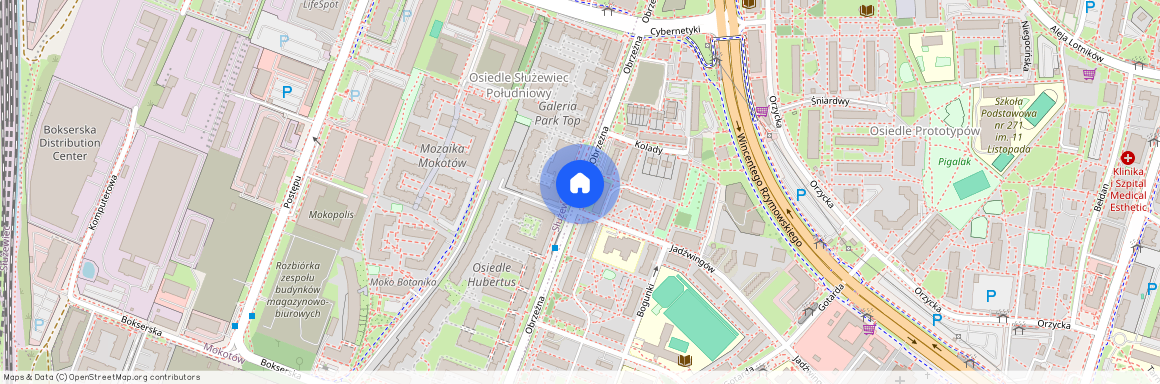 ul. Obrzeżna, Służewiec, Mokotów, Warszawa, mazowieckie