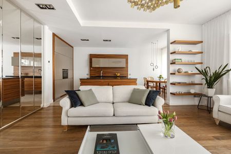 Nowoczesne Wysoki standard Duży salon 56.3 m² - Photo 2