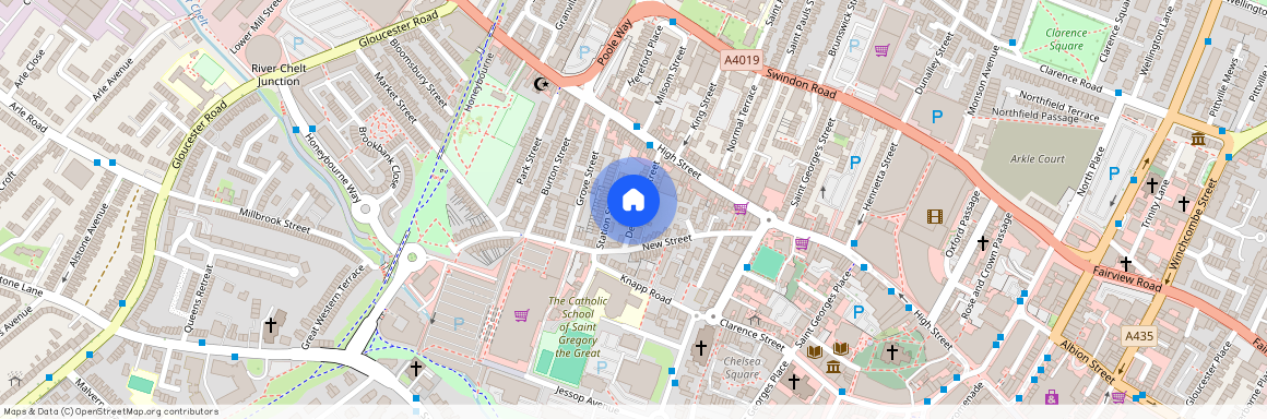 Devonshire Street, Cheltenham, Gloucestershire, GL50