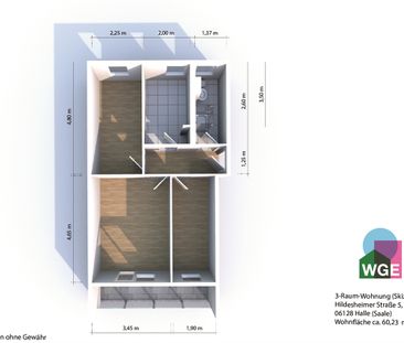 Sanierte Wohnung mit großem Balkon! - Foto 4