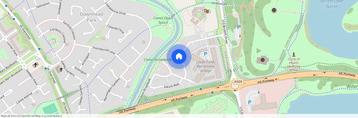 Sakura Walk, Willen Park