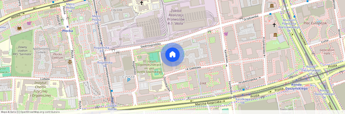 ul. Giełdowa, Czyste, Wola, Warszawa, mazowieckie