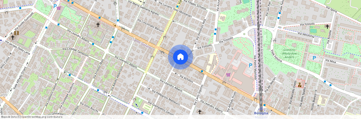 Via Mazzini, Bologna, Emilia-Romagna 40137