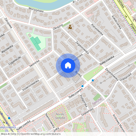 ul. Buska, Sadyba, Mokotów, Warszawa, mazowieckie