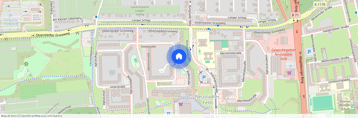 4. Etage rechts, DE, Rollestraße 9, Neustädter Feld, 39128, Magdeburg