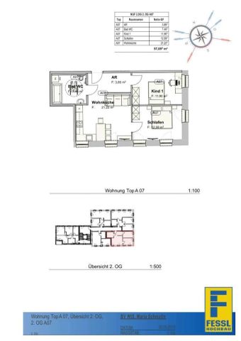 Gut durchdachte 3-Zimmer-Wohnung mit möblierter Küche in Maria Schmolln - Foto 3