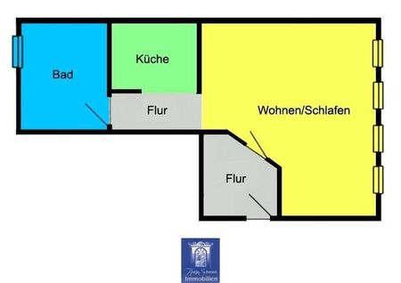 GemÃ¼tliche Singlewohnung mit Laminat und Tageslichtbad! - Photo 3