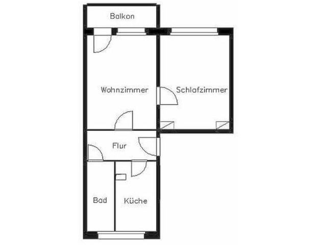 2-Raum-Wohnung in der City - Photo 1