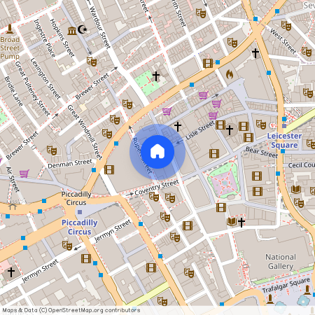 Rupert Street, London, Greater London, Soho, W1D