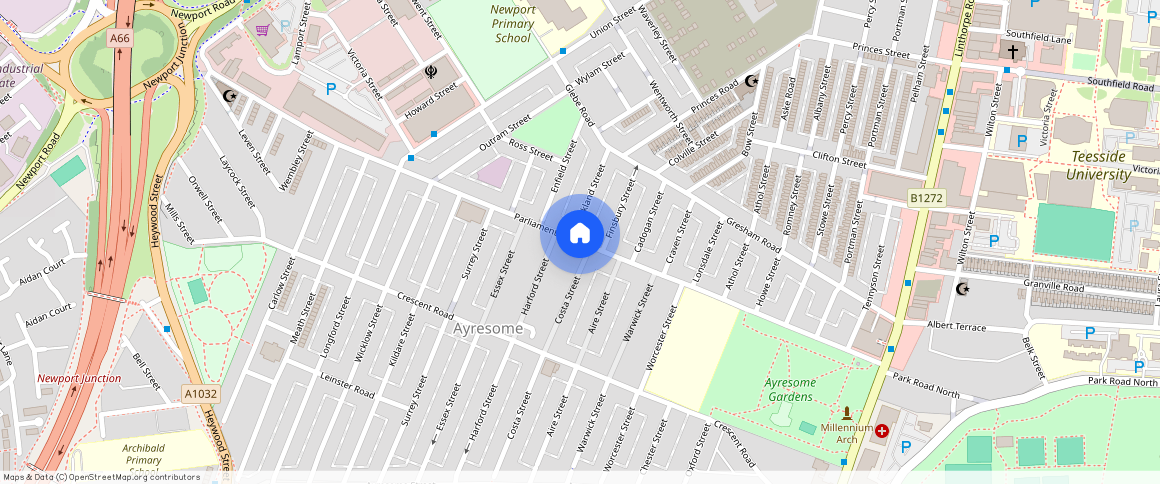 Parliament Road, Middlesbrough, TS1